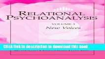 Read Relational Psychoanalysis, Vol. 3: New Voices (Relational Perspectives Book Series) Ebook Free
