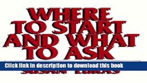 Books Where to Start and What to Ask: An Assessment Handbook Free Download