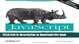 Ebook JavaScript: The Definitive Guide: Activate Your Web Pages Free Online