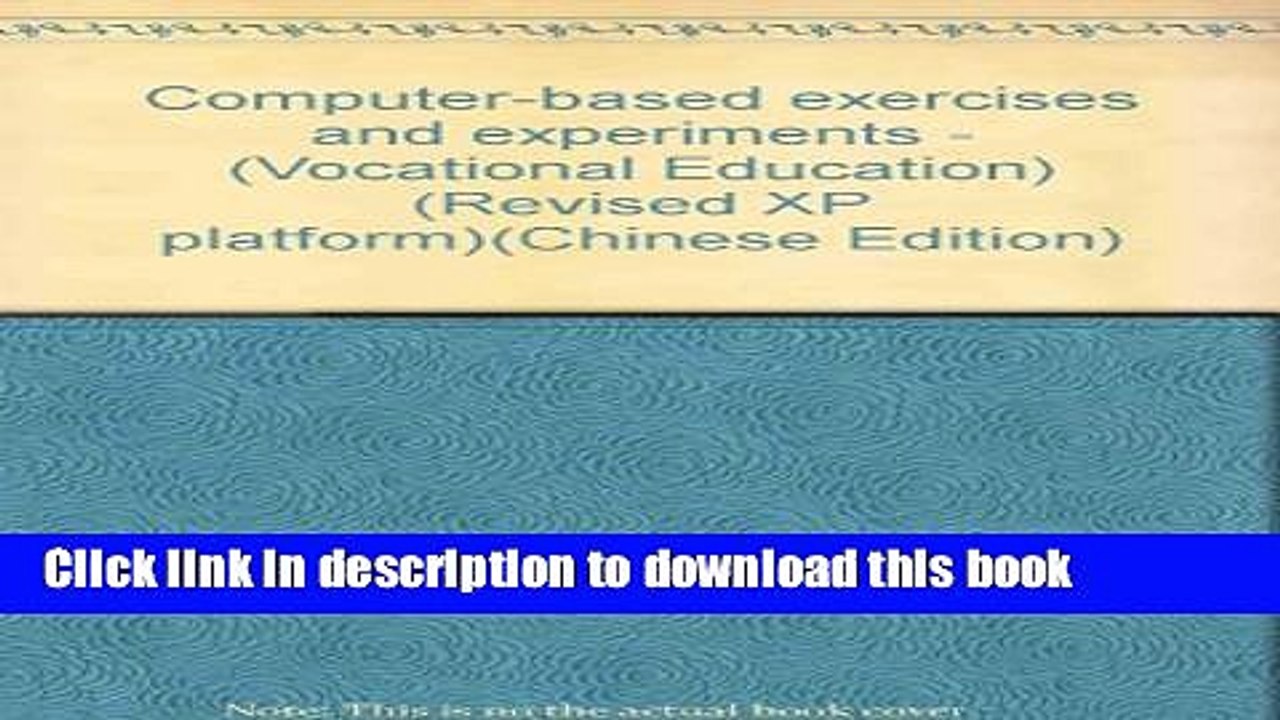 Ebook Computer-based exercises and experiments - (Vocational Education) (Revised XP