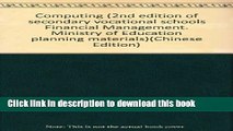 Ebook Computing (2nd edition of secondary vocational schools Financial Management. Ministry of