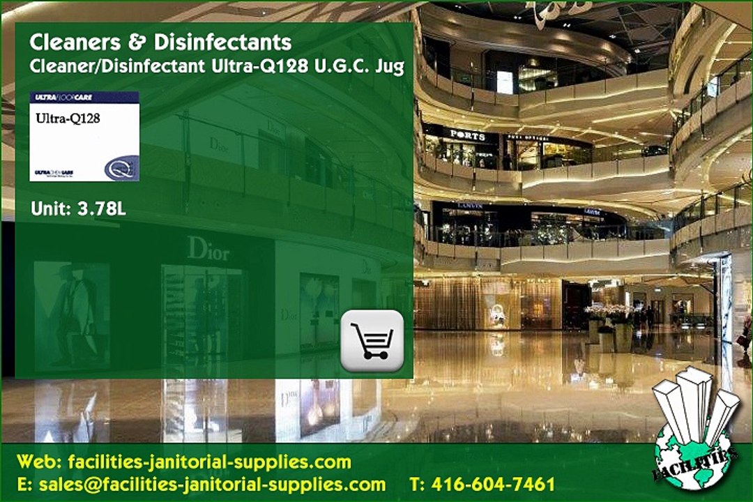 Toronto Distributor |  Cleaners & Disinfectants: Cleaner/Disinfectant Ultra-Q128 U.G.C. Jug