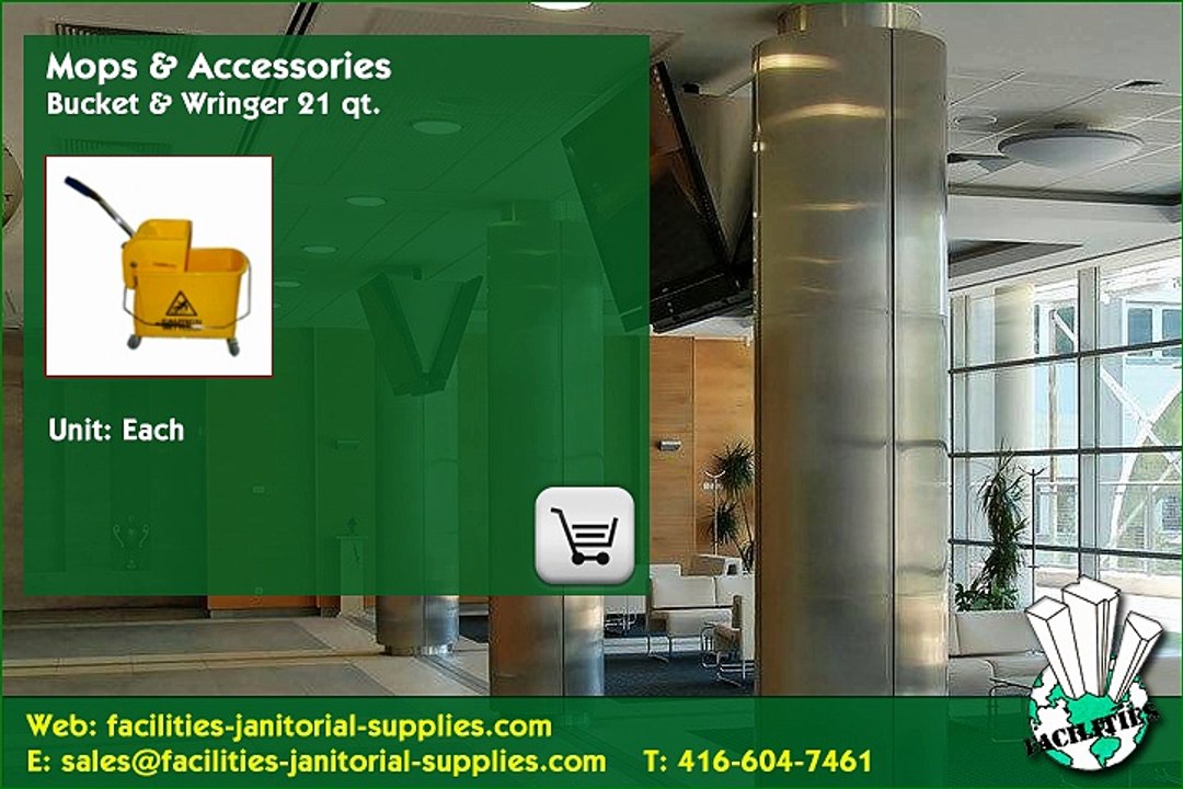 Toronto Distributor |  Mops & Accessories: Bucket & Wringer 21 qt.