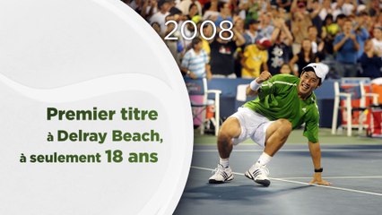 Les grandes dates de kei Nishikori