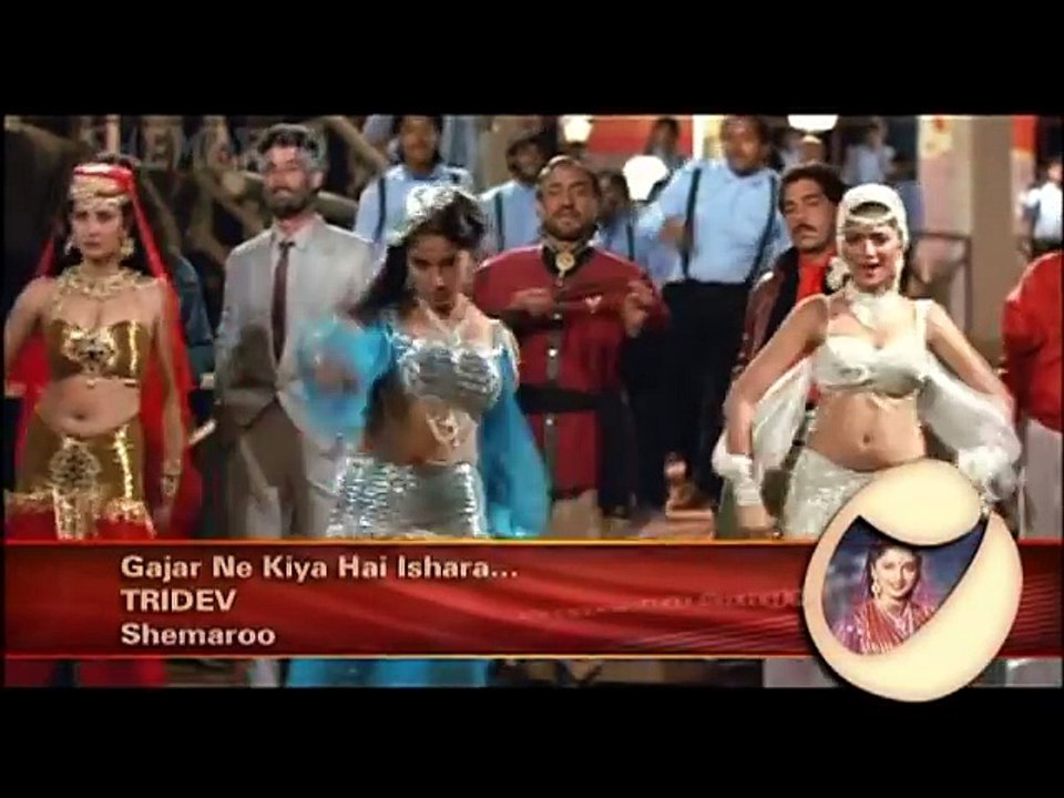 Gajar Ne Kiya Hai Ishaara, Madhuri, Sangeeta, Sonam [Alka,Sadhna,Sapna]- Tridev HQ