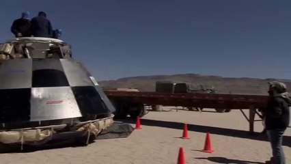 Boeing and Bigelow Aerospace CST-100 Drop Test, Delamar Dry Lake Bed, NV