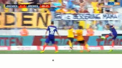 Goal - SG Dynamo Dresden  1-1	 SV Werder Bremen - 30-07-2016