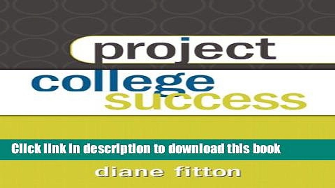 Ebook Project College Success Full Online