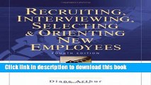 Books Recruiting, Interviewing, Selecting   Orienting New Employees (Recruiting, Interviewing,