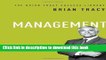 Ebook Management (The Brian Tracy Success Library) by Tracy, Brian (2014) Hardcover Free Online
