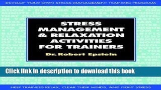 Ebook Stress-Management and Relaxation Activities for Trainers Full Download