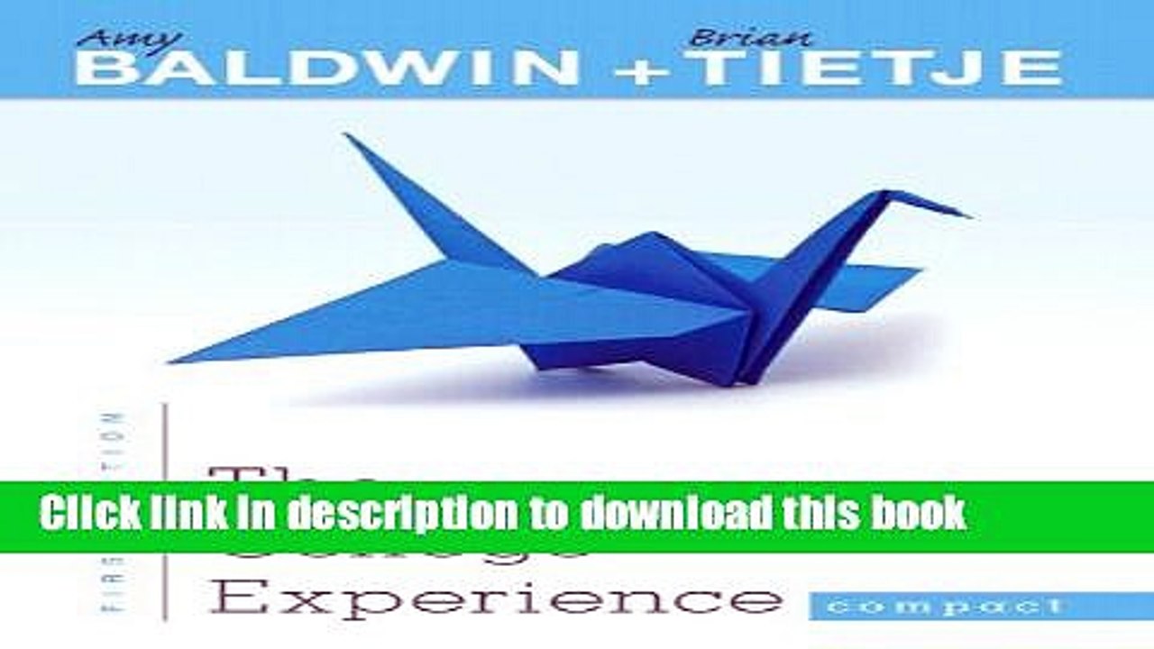 Ebook College Experience Compact, The Plus NEW MyStudentSuccessLab Update -- Access Card Package