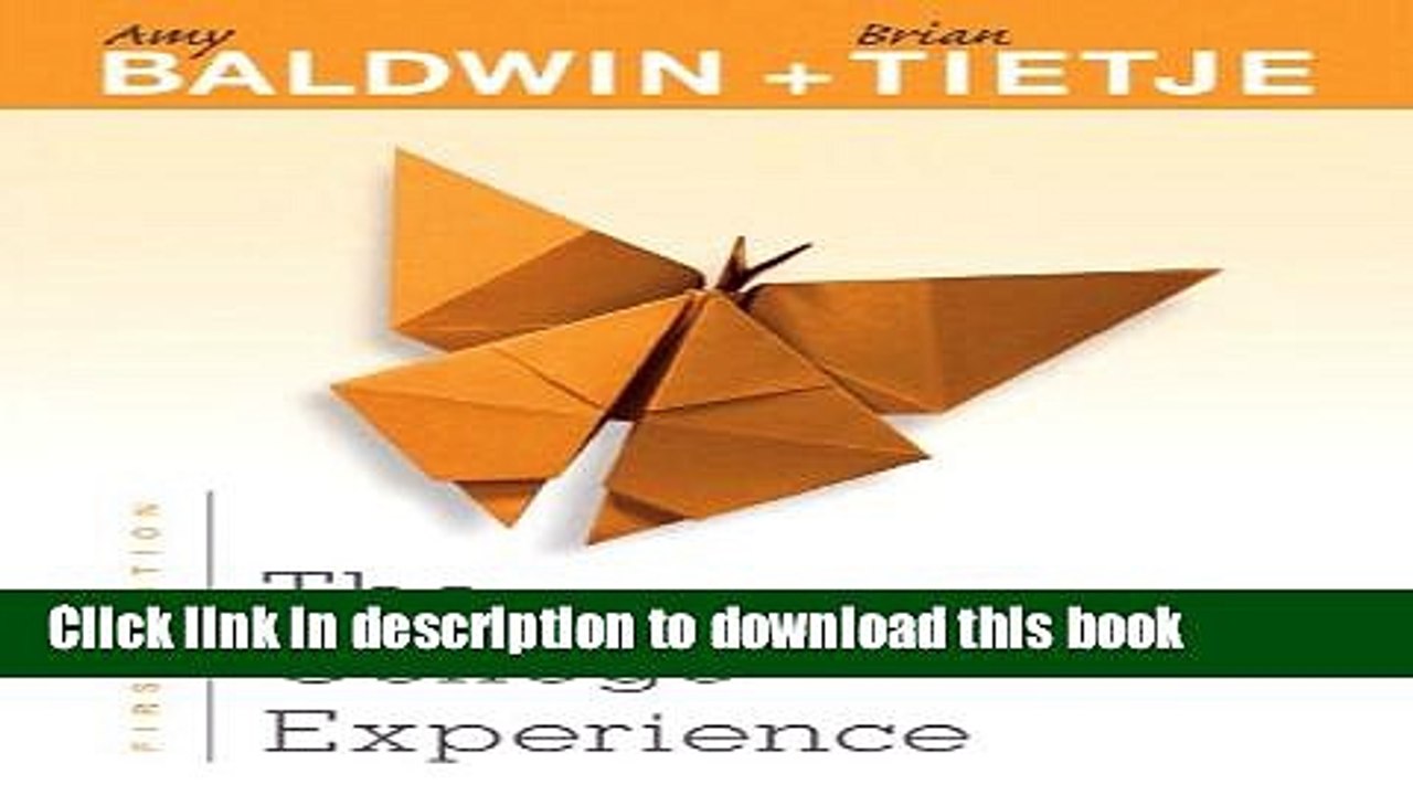 Ebook College Experience, The Plus NEW MyStudentSuccessLab 2012 Update -- Access Card Package