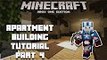 Minecraft Xbox One: Apartment Building Interior Tutorial - Part 4 (Xbox,Ps,PC,PE)