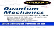 Ebook Schaum s Outline of Quantum Mechanics, Second Edition Free Online