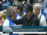 Nicaragua: Ortega abandera delegaciones de Río 2016
