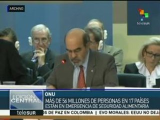 FAO advierte, 56 millones de personas están en emergencia alimentaria