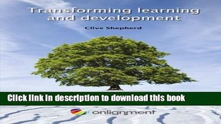 Ebook Transforming learning and development Free Online
