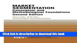 Books Market Segmentation: Conceptual and Methodological Foundations (International Series in