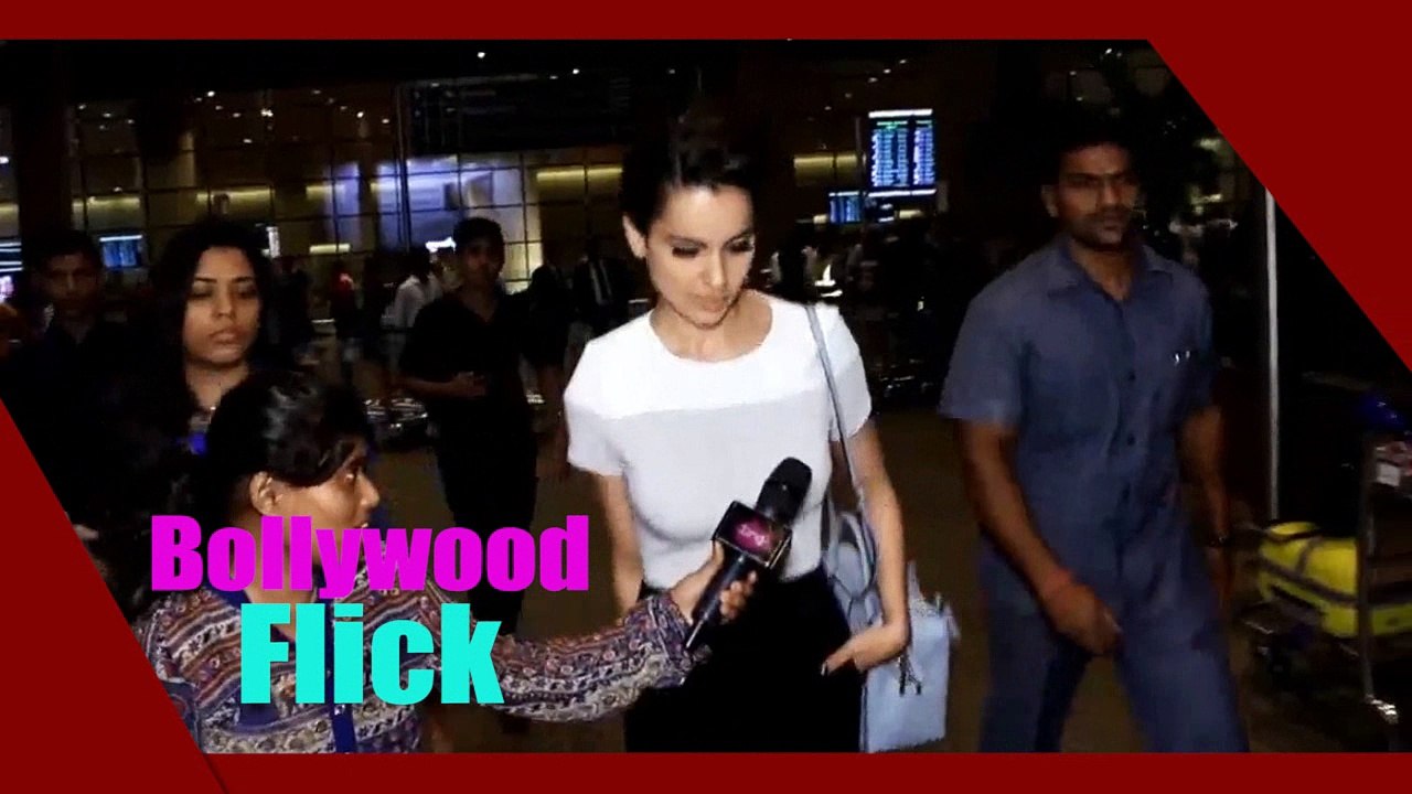 Kangana Ranaut spotted at Mumbai airport