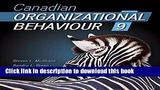 Ebook Canadian Organizational Behaviour  with Connect with Smartbook PPK Free Online