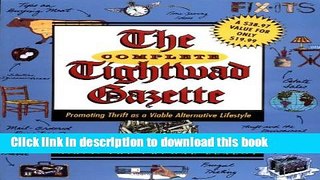 Books The Complete Tightwad  Gazette Free Online
