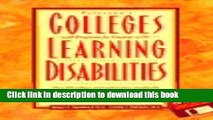 Ebook Stdts w/LD or ADD, Coll w/ Prog for, 4th (Peterson s Colleges for Students with Learning