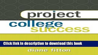 Ebook Project College Success Plus NEW MyStudentSuccessLab  Update -- Access Card Package Free