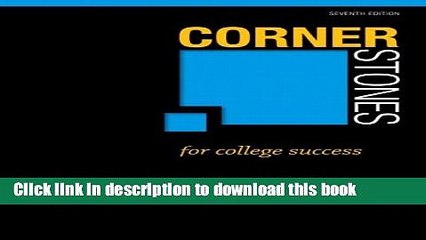 Ebook Cornerstones for College Success Plus NEW MyStudentSuccessLab  Update -- Access Card Package