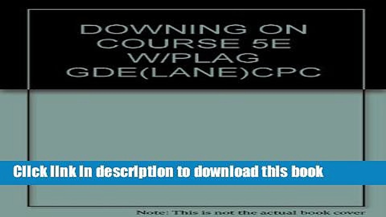 Ebook On Course: Strategies for Creating Success in College and Life (Lane Comm. College) Free