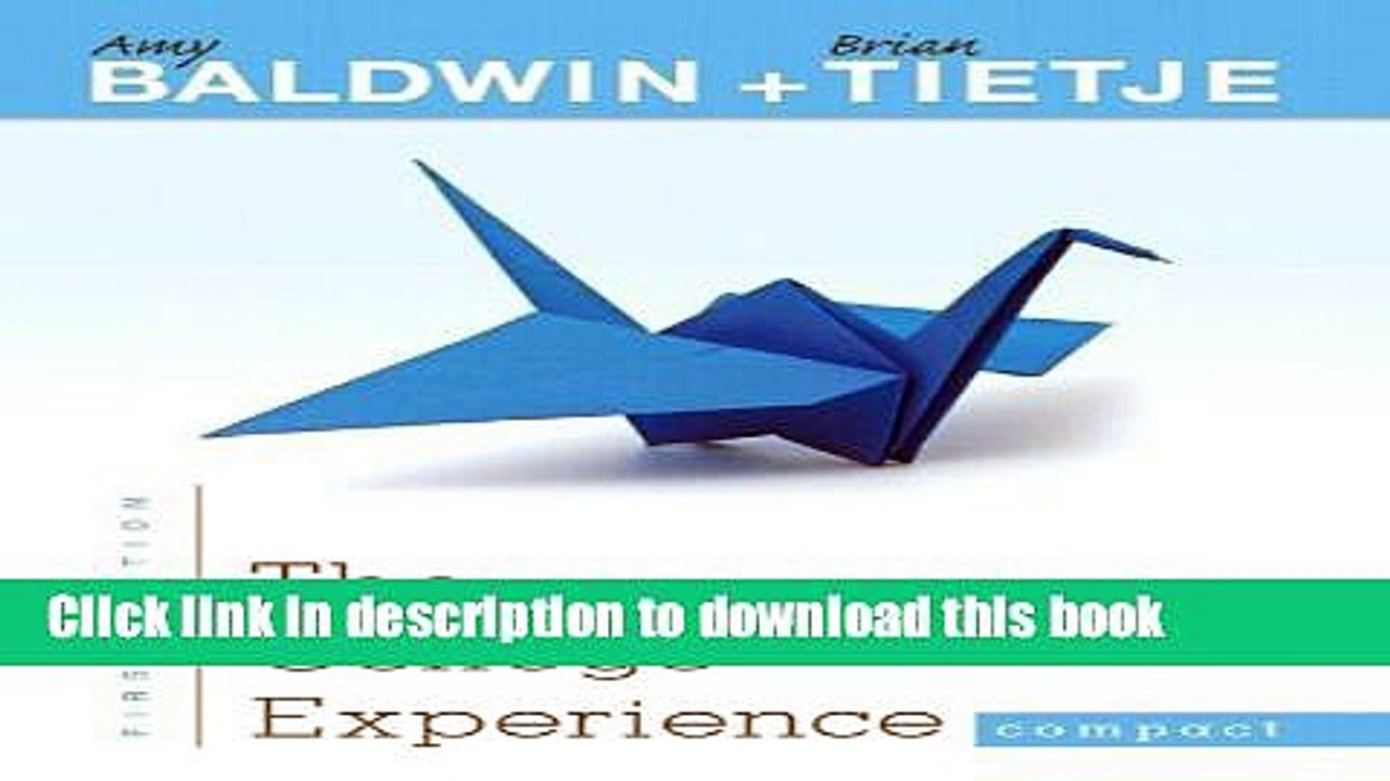 Books College Experience Compact, The Plus NEW MyStudentSuccessLab Update -- Access Card Package