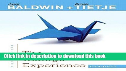 Books College Experience Compact, The Plus NEW MyStudentSuccessLab Update -- Access Card Package
