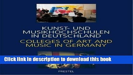 Books Colleges of Art and Music in Germany (Publications on German Institutions of higher