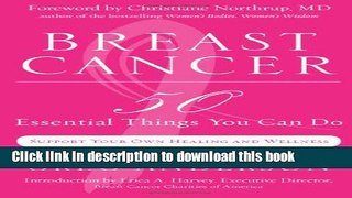 Ebook Breast Cancer: 50 Essential Things to Do Free Online