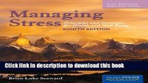Books Managing Stress: Principles and Strategies for Health and Well-Being Full Download