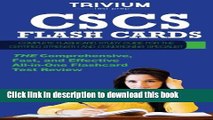 Download  CSCS Flash Cards: Complete Flash Card Study Guide for the Certified Strength and