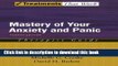 Ebook Mastery of Your Anxiety and Panic: Therapist Guide (Treatments That Work) Full Online