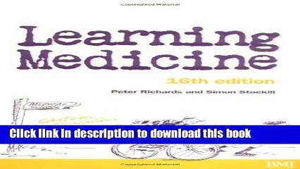 Ebook Learning Medicine: An Informal Guide to a Career in Medicine Free Online