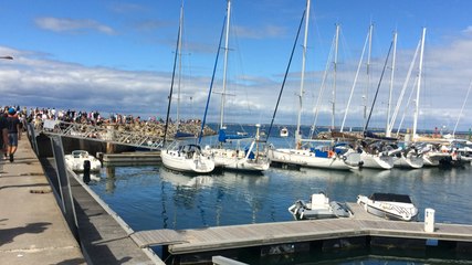 L'arrivée du raid de l'île Dumet