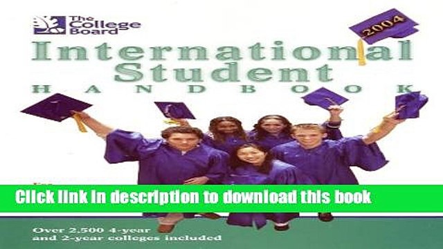 Ebook The College Board International Student Handbook 2004: All-New Seventeenth Edition Free Online