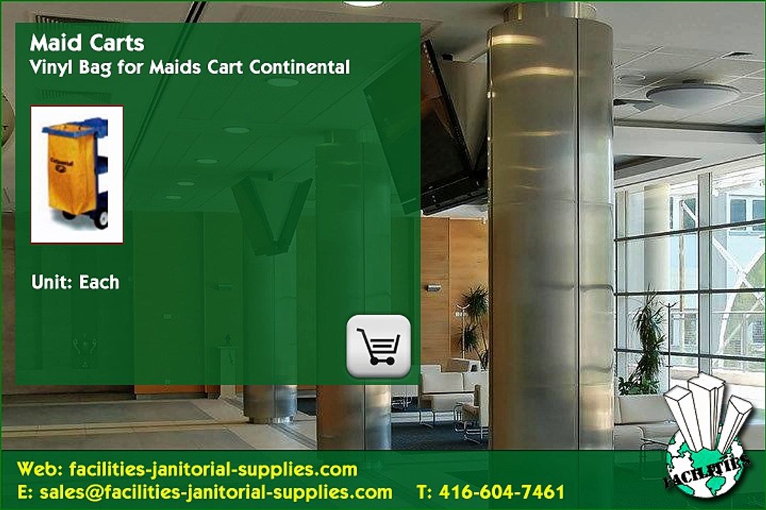 Toronto Distributor |  Maid Carts: Vinyl Bag for Maids Cart Continental