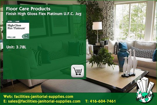 Toronto Distributor | Floor Care Products: Finish High Gloss Flex Platinum U.F.C. Jug