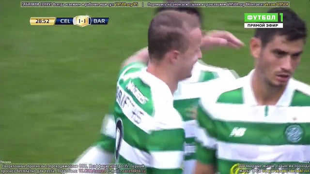 Big MISTAKE from Barcelona and goal scored from Celtic / Barcelona 2-1 Celtic - International Champions Cup 2016