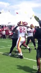 Day 2 at Redskins training camp