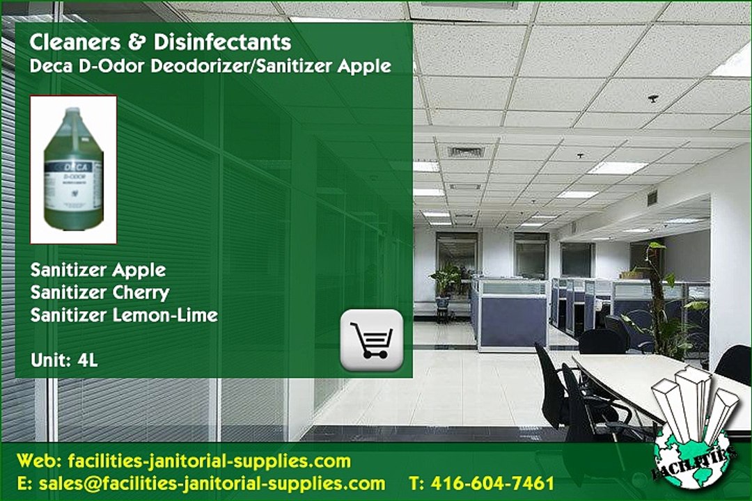 Toronto Distributor |  Cleaners & Disinfectants: Deca D-Odor Deodorizer/Sanitizer Apple