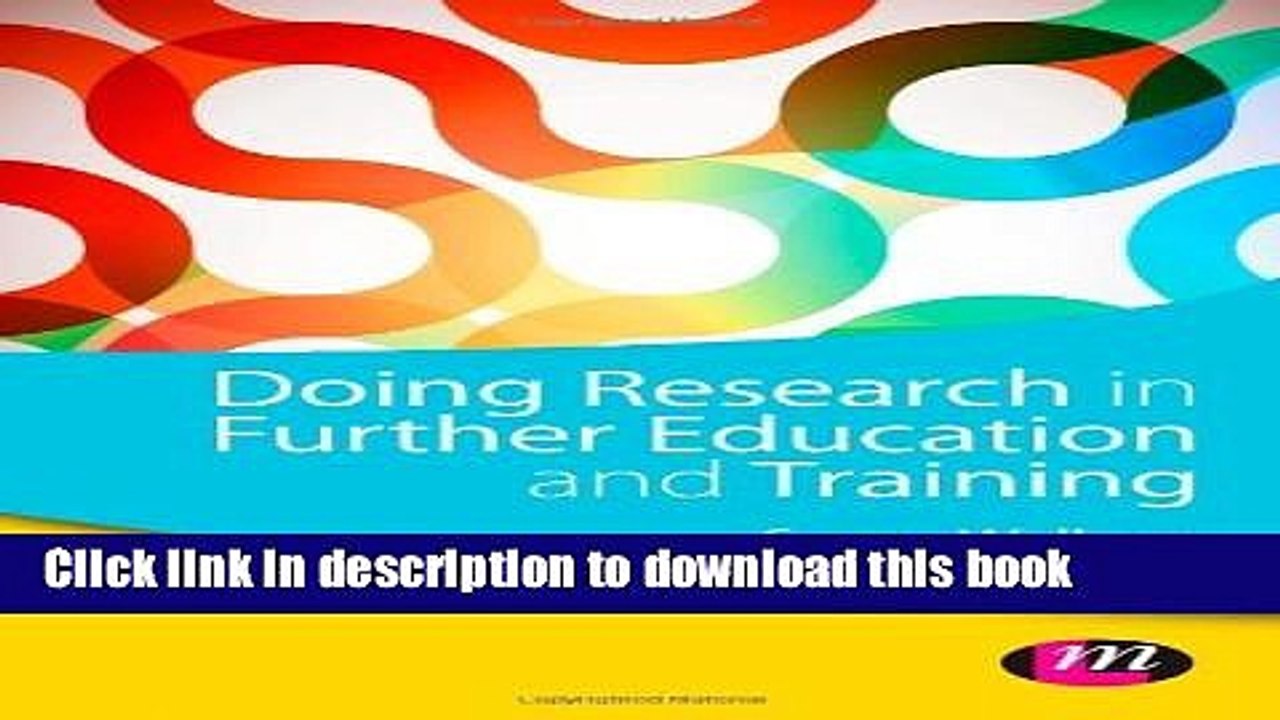 Books Doing Research in Further Education and Training (Achieving QTLS Series) Free Online