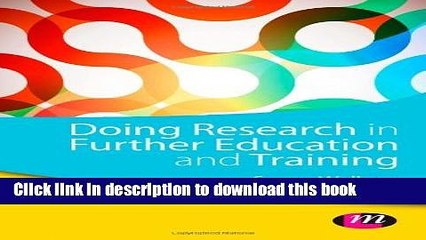 Books Doing Research in Further Education and Training (Achieving QTLS Series) Free Online