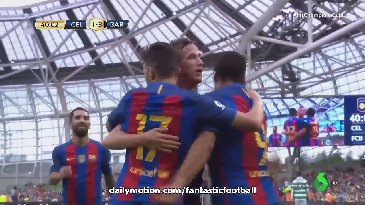 1-3 Munir El Haddadi Goal HD - Celtic 1-3 Barcelona International Champions Cup
