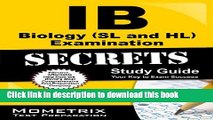 Download  Ib Biology (Sl and Hl) Examination Secrets Study Guide: Ib Test Review For the