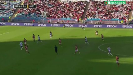 Zlatan Ibrahimovic First Goal for Manchester United - HD